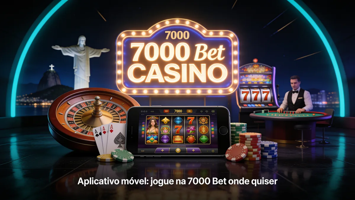 Aplicativo móvel: jogue na 7000 Bet onde quiser para jogadores no Brasil